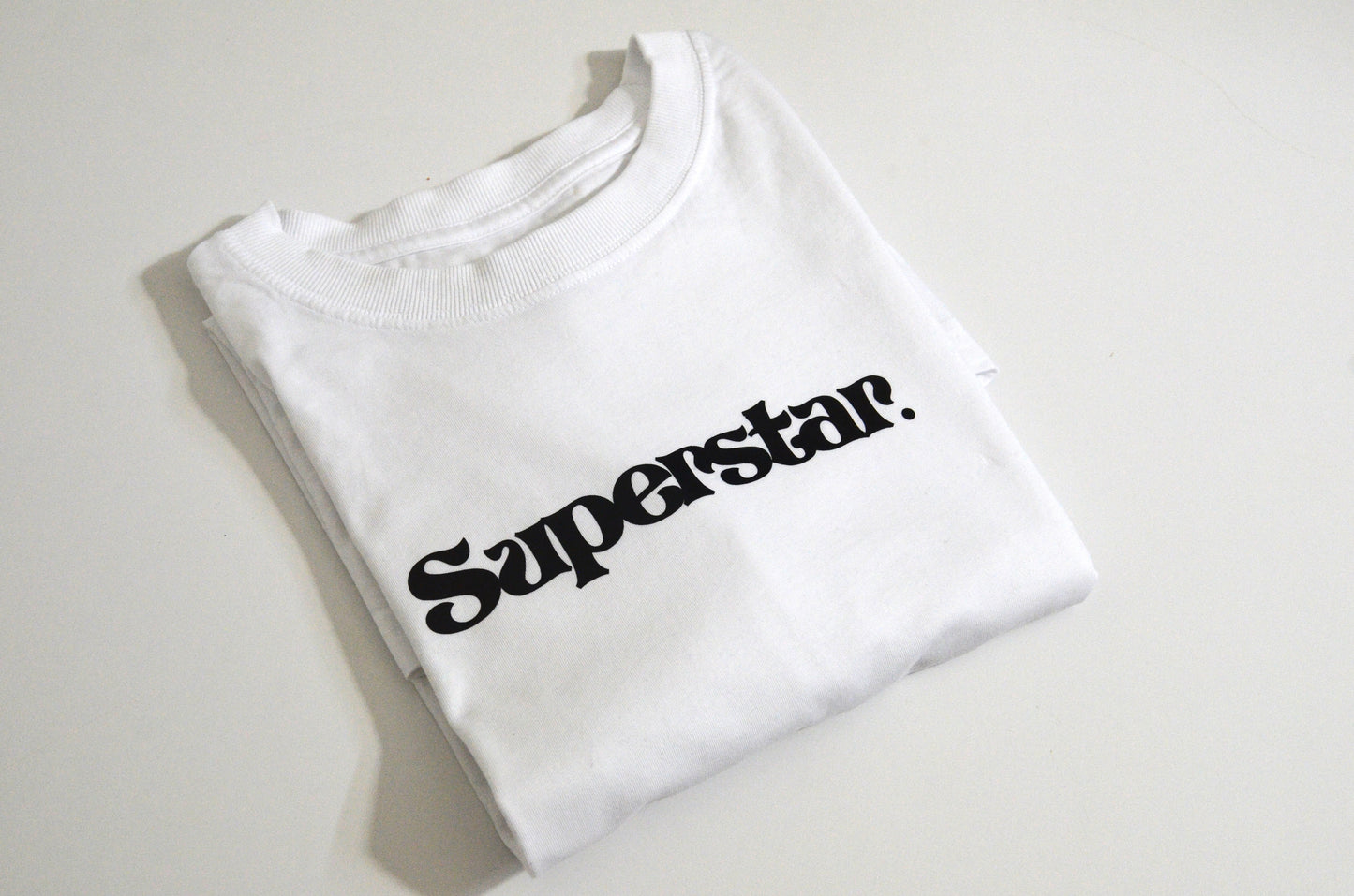 Superstar. Logo tee White/Black