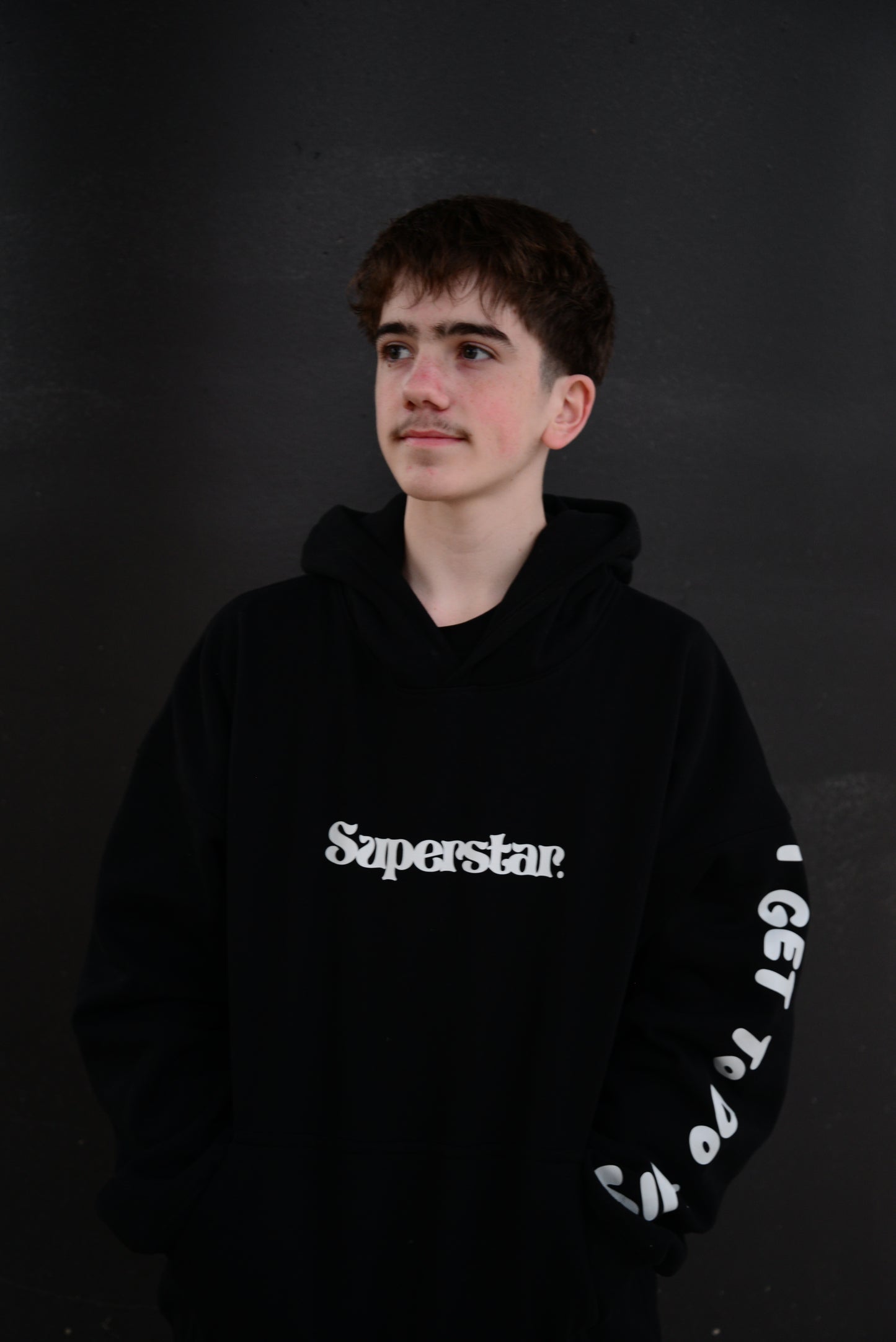 YOUTH Superstar “I Get To Do This” Hoodie – Black