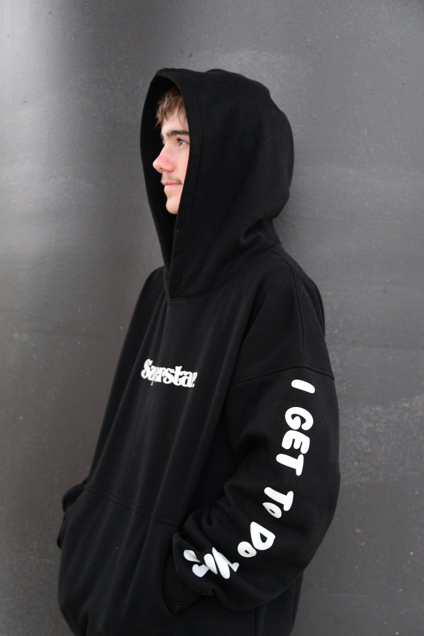 Superstar “I Get To Do This” Hoodie – Black