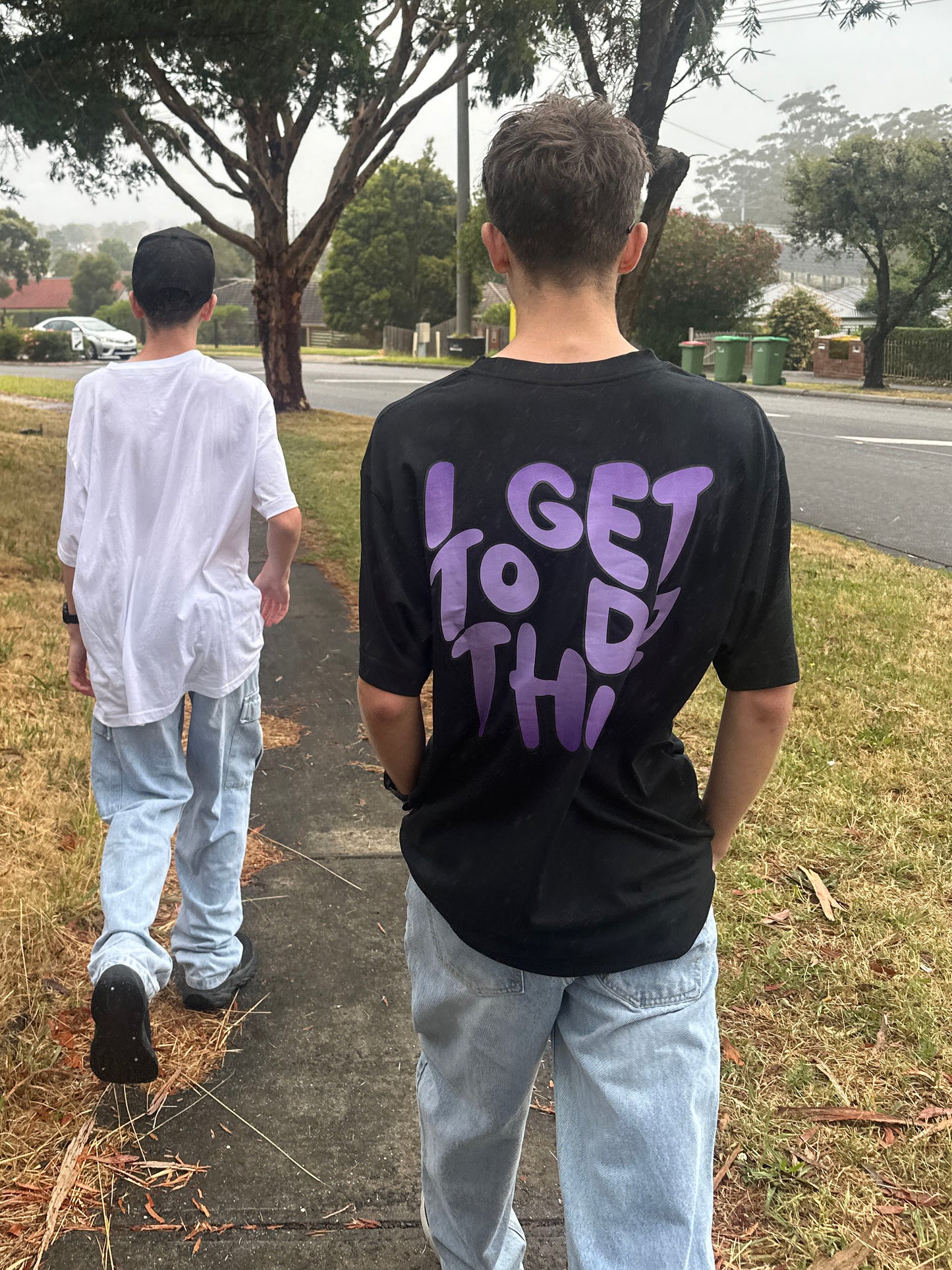 'I get to do this' Black/Purple