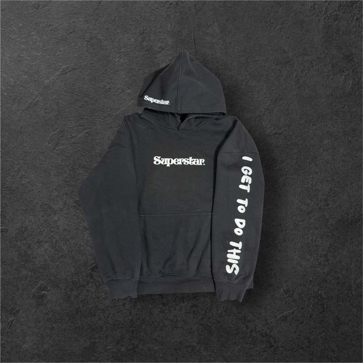 Superstar “I Get To Do This” Hoodie – Black