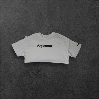 Superstar. Logo tee White