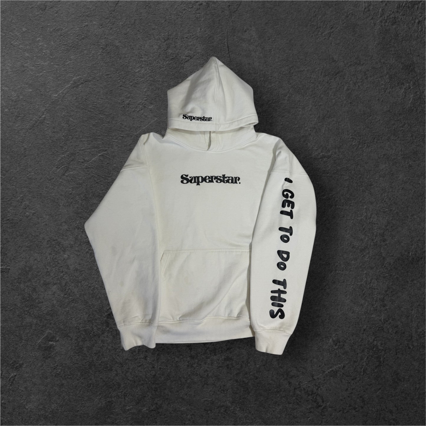 Superstar “I Get To Do This” Hoodie – Off White