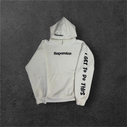 Superstar “I Get To Do This” Hoodie – Off White