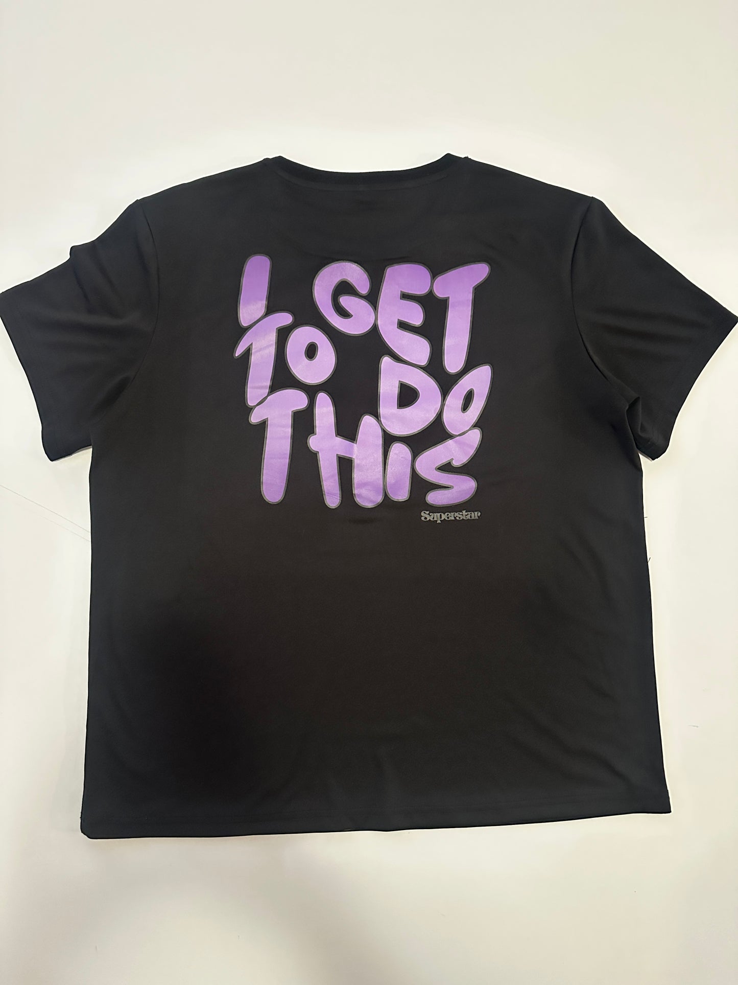 Superstar “I Get To Do This” Women’s Running Tee – Long Sleeve & Short Sleeve Options (Blue or Purple)
