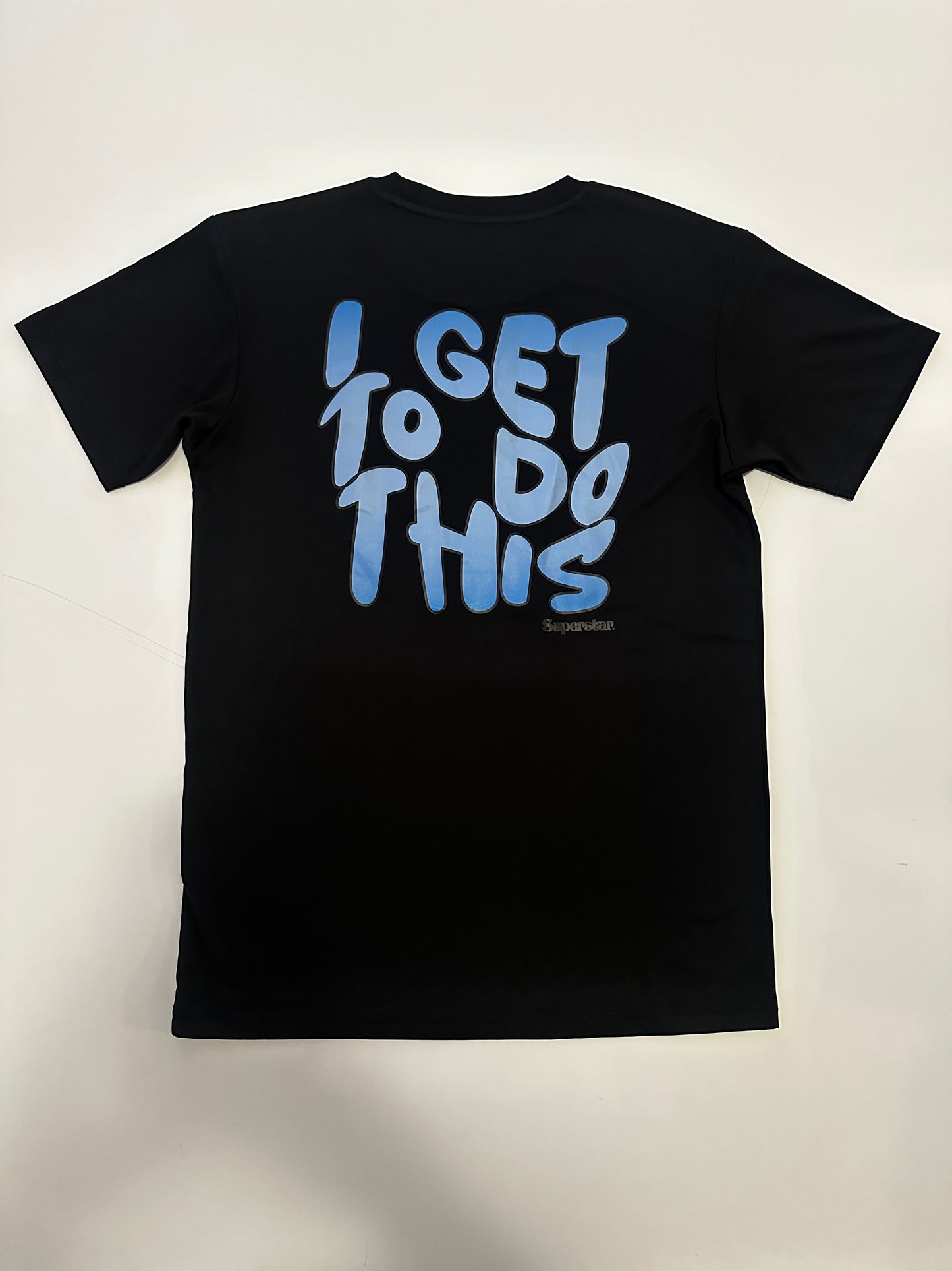 Superstar “I Get To Do This” Men's Running Tee – Long Sleeve & Short Sleeve Options (Blue or Purple)