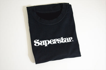 Superstar. Logo tee Black/White
