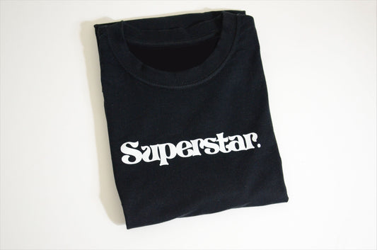 Superstar. Logo tee Black/White